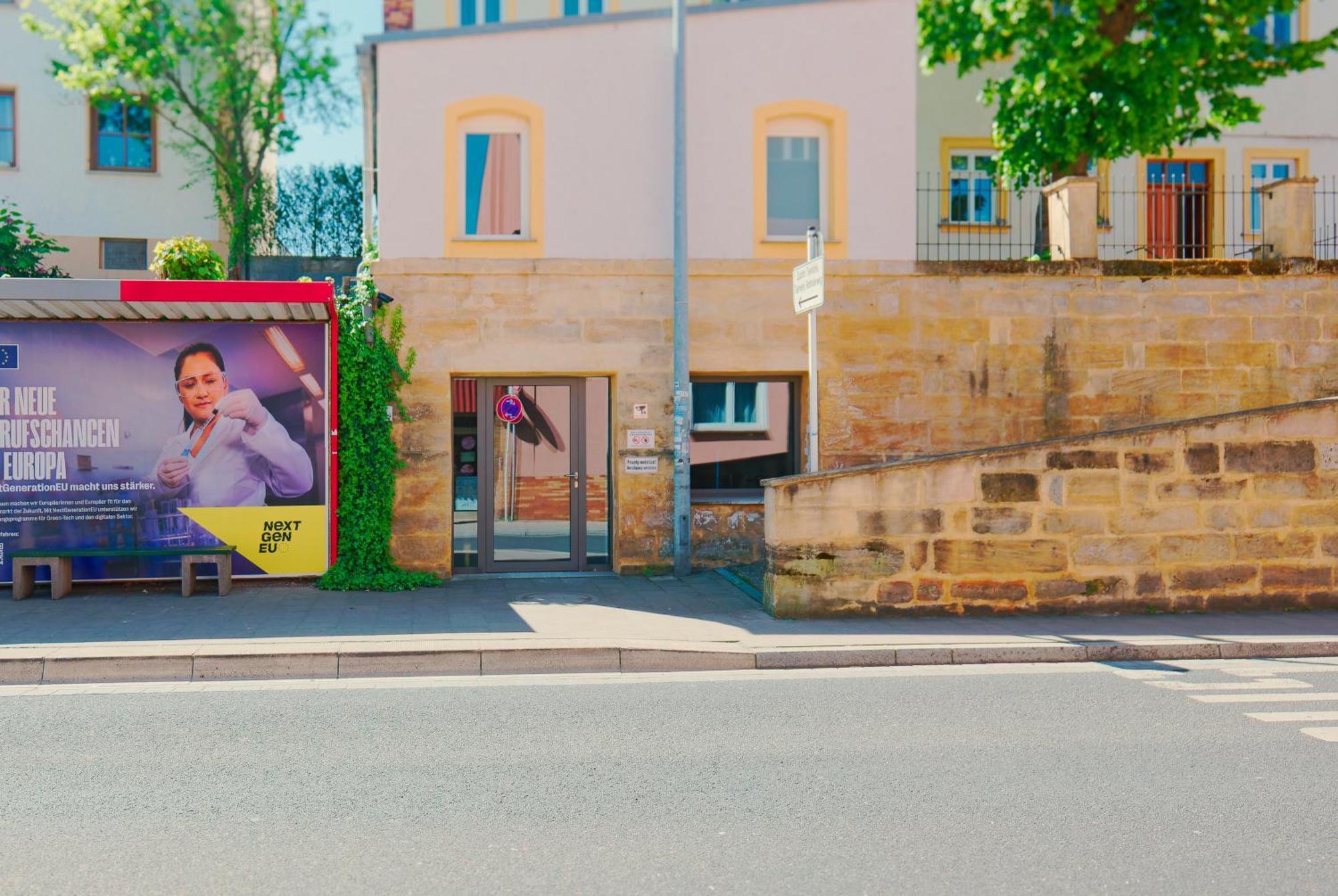 Denkmal-Wohnung In Bamberg Buitenkant foto